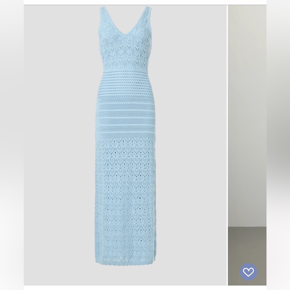 Ronny Kobo Crochet Knit Dress-L - Picture 3 of 8